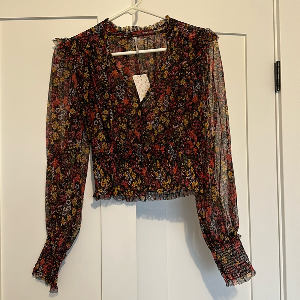 NWT Free People cropped top. Size XS.